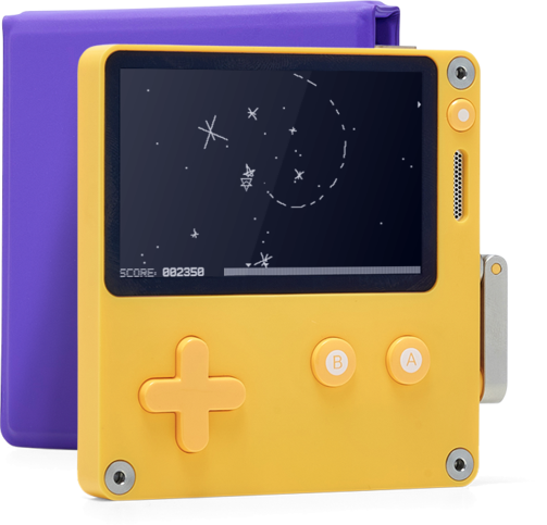 playdate with it's protective carry case
