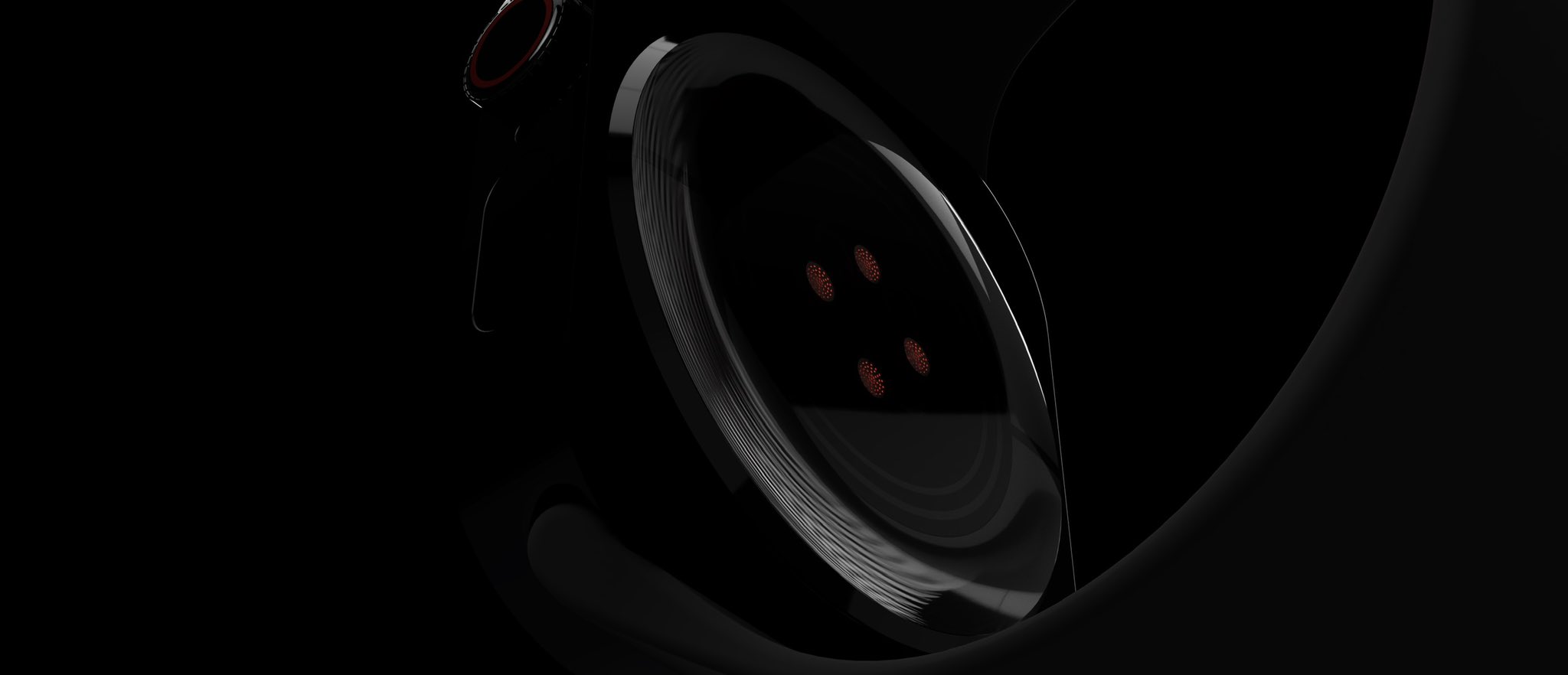 Back of Apple watch 7 face