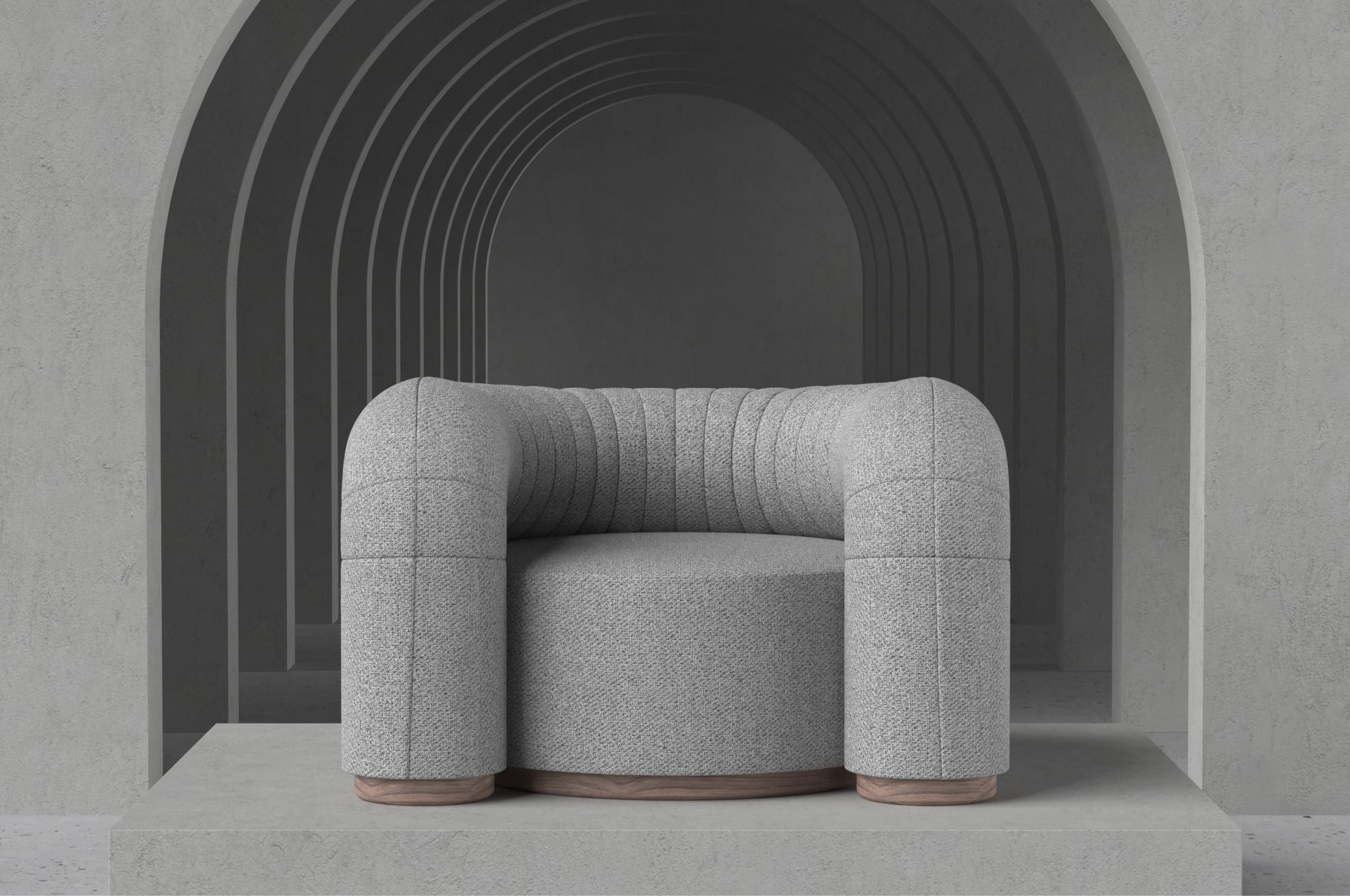 Tubus Armchair — A Plush Chair With Character