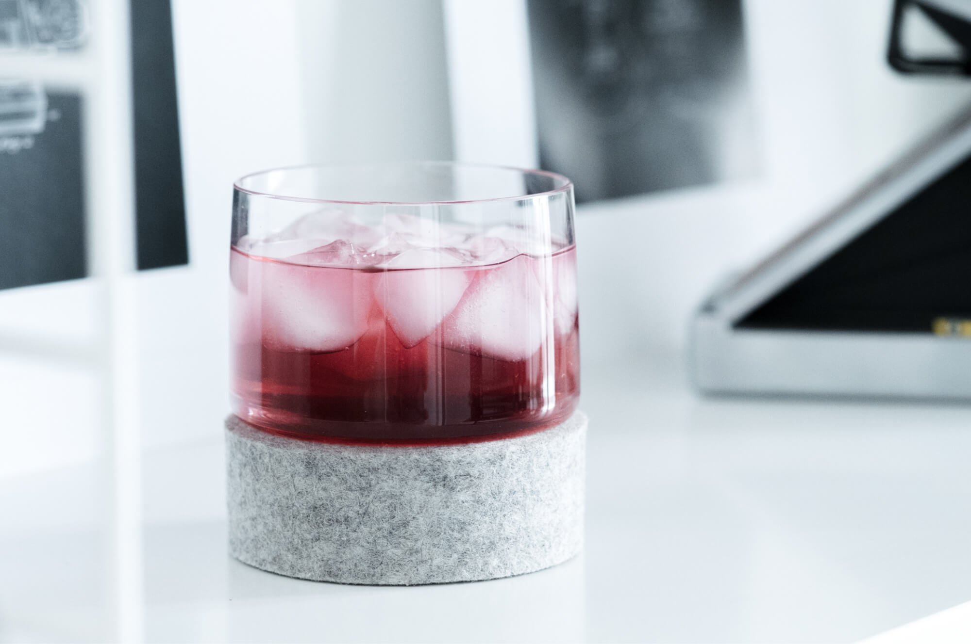 Circo Glassware — A Simple Cup with a Built In Coaster