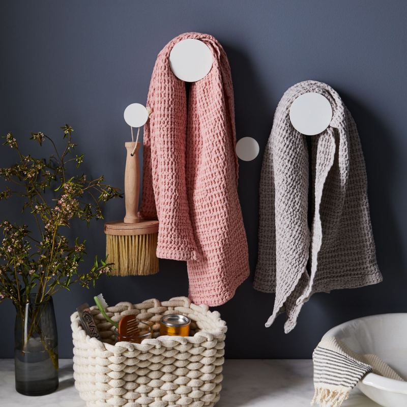 Modern Stone Round Wall Hooks