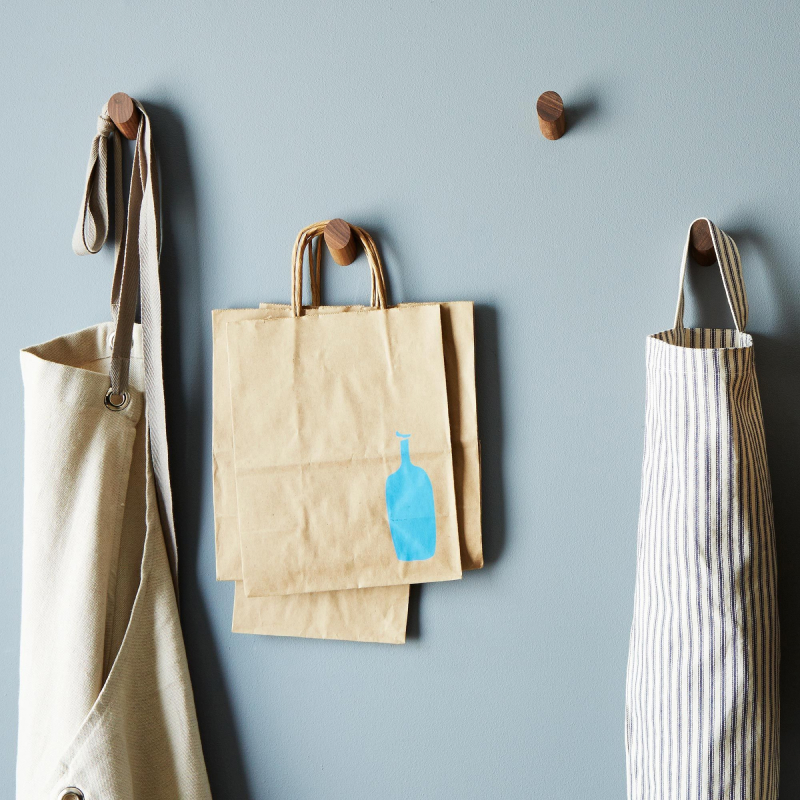 Light + Ladder Round Wood Wall Hooks